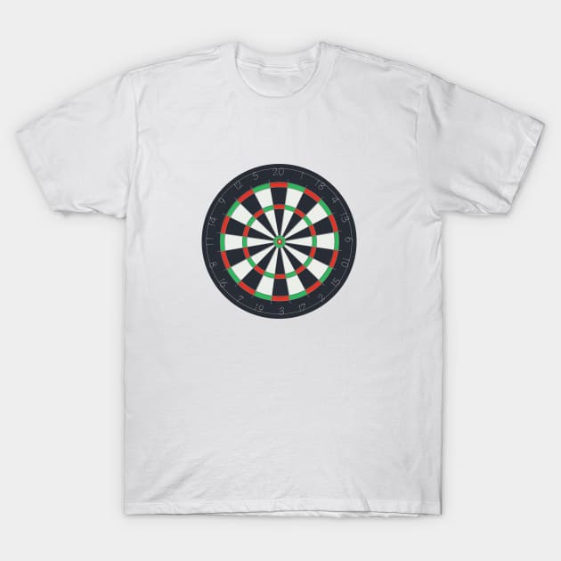 Dartboard T-Shirt by DavidLoblaw